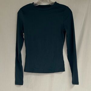 Women's Blue Long Sleeve Top